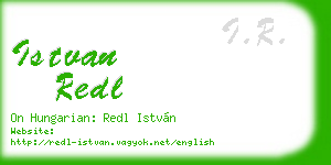 istvan redl business card